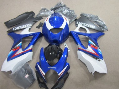 Loja Kit Carenagem Moto Suzuki GSXR 1000 K7 07-08 - Azul Branco