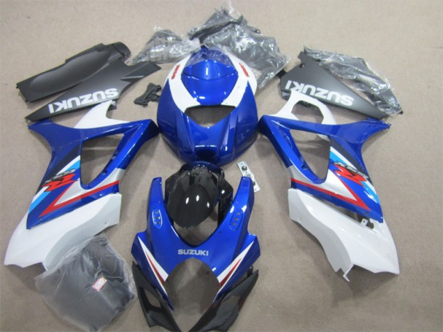 Loja Kit Carenagem Moto Suzuki GSXR 1000 K7 07-08 - Azul Branco Loja Kit Carenagem Moto Suzuki GSXR 1000 K7 07-08 - Azul Branco