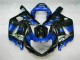 Loja Kit Carenagem Moto Suzuki GSXR 600 / 750 K1 K2 K3 01-03 - Azul Preto Loja Kit Carenagem Moto Suzuki GSXR 600 / 750 K1 K2 K3 01-03 - Azul Preto