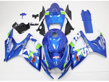 Loja Kit Carenagem Moto Suzuki GSXR 600 / 750 K6 06-07 - Azul Branco