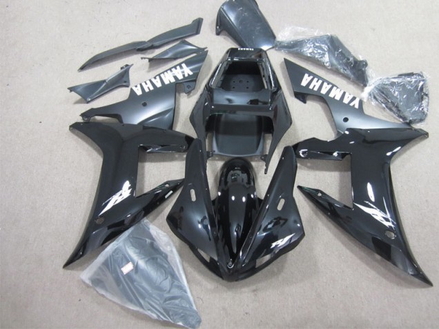 Loja Kit Carenagem Moto Yamaha R1 02-03 - Preto Branco Loja Kit Carenagem Moto Yamaha R1 02-03 - Preto Branco