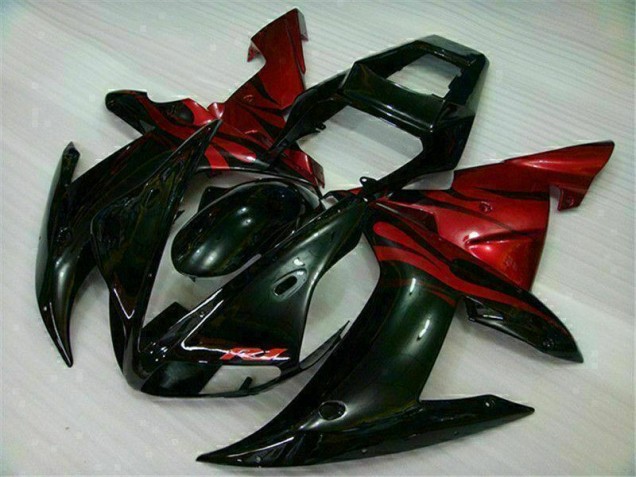 Loja Kit Carenagem Moto Yamaha R1 02-03 - Preto Vermelho Loja Kit Carenagem Moto Yamaha R1 02-03 - Preto Vermelho