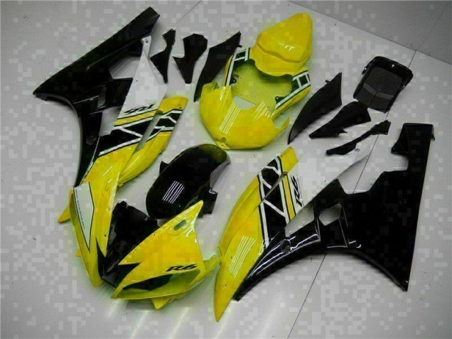 Loja Kit Carenagem Moto Yamaha R6 06-07 - Amarelo Preto