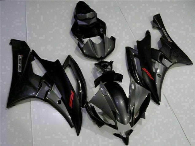 Loja Kit Carenagem Moto Yamaha R6 06-07 - Cinzento Preto Loja Kit Carenagem Moto Yamaha R6 06-07 - Cinzento Preto