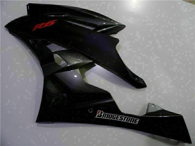 Loja Kit Carenagem Moto Yamaha R6 06-07 - Cinzento Preto Loja Kit Carenagem Moto Yamaha R6 06-07 - Cinzento Preto