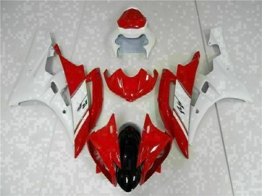 Loja Kit Carenagem Moto Yamaha R6 06-07 - Vermelho Branco