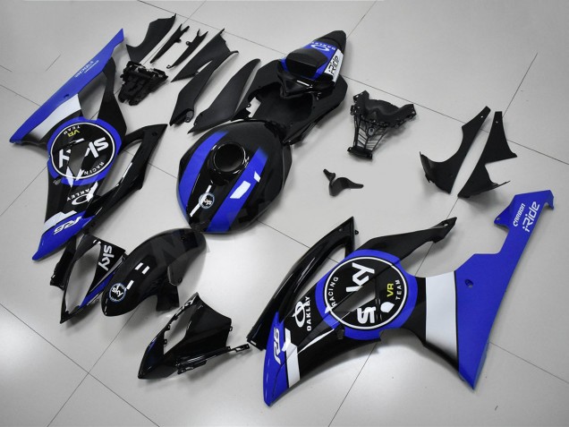 Loja Kit Carenagem Moto Yamaha R6 08-16 - Azul Preto Loja Kit Carenagem Moto Yamaha R6 08-16 - Azul Preto