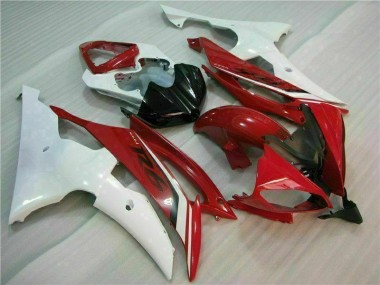 Loja Kit Carenagem Moto Yamaha R6 08-16 - Vermelho Branco