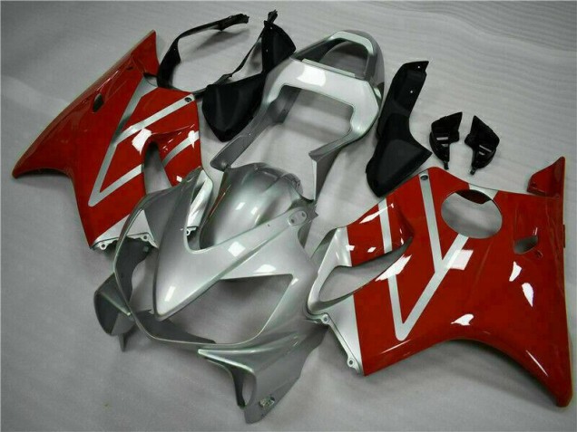 Loja Kit Completo Carenagem Moto Honda CBR 600 F4i 01-03 - Vermelho Prata Loja Kit Completo Carenagem Moto Honda CBR 600 F4i 01-03 - Vermelho Prata