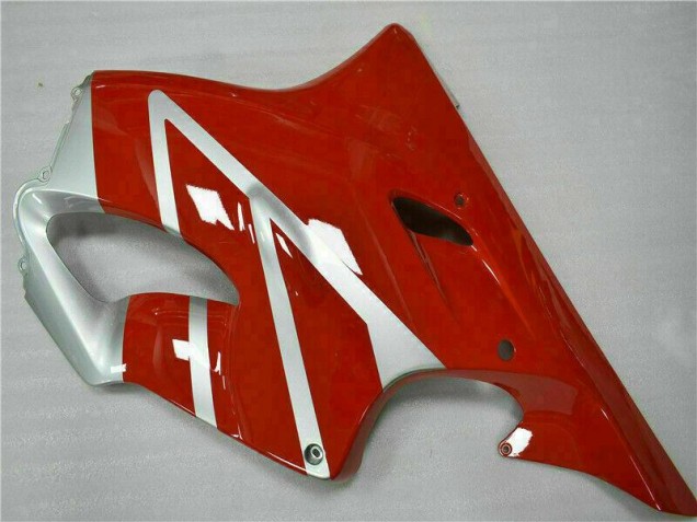Loja Kit Completo Carenagem Moto Honda CBR 600 F4i 01-03 - Vermelho Prata Loja Kit Completo Carenagem Moto Honda CBR 600 F4i 01-03 - Vermelho Prata