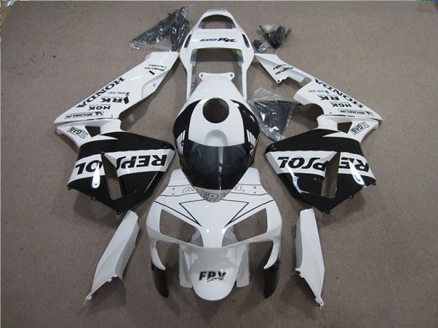 Loja Kit Completo Carenagem Moto Honda CBR 600RR 05-06 - Branco Preto Repsol Loja Kit Completo Carenagem Moto Honda CBR 600RR 05-06 - Branco Preto Repsol