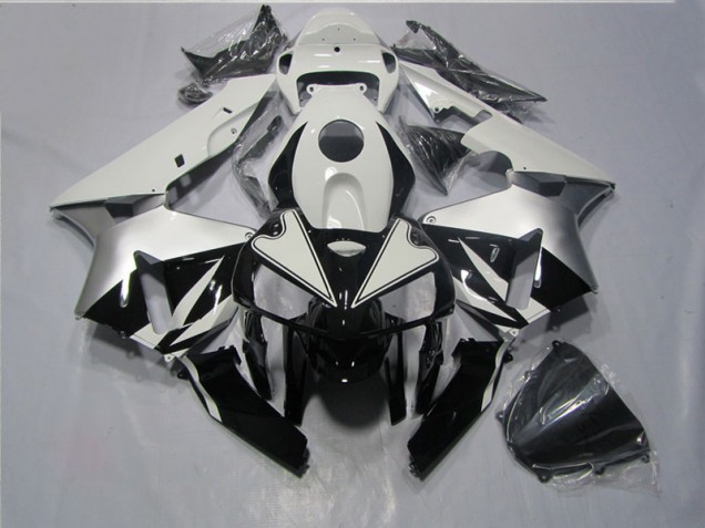 Loja Kit Completo Carenagem Moto Honda CBR 600RR 05-06 - Preto Branco Loja Kit Completo Carenagem Moto Honda CBR 600RR 05-06 - Preto Branco