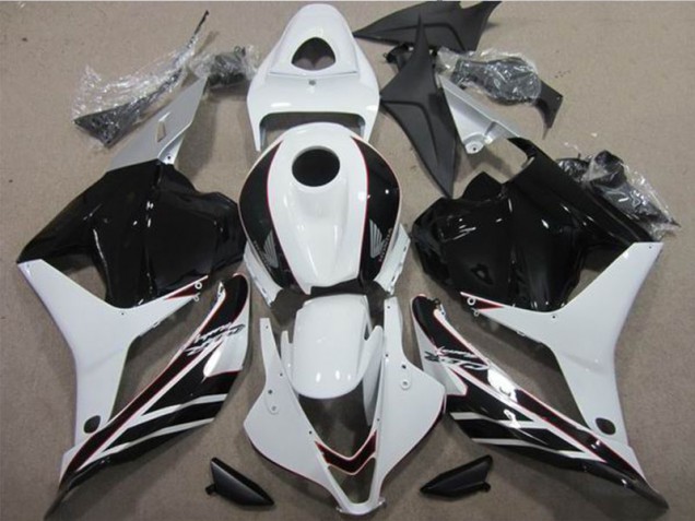 Loja Kit Completo Carenagem Moto Honda CBR 600RR 09-12 - Branco Preto Loja Kit Completo Carenagem Moto Honda CBR 600RR 09-12 - Branco Preto
