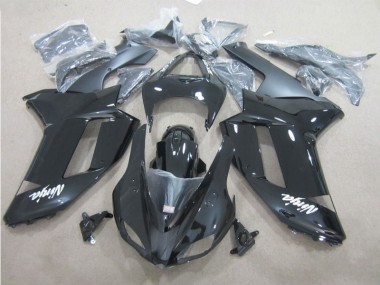 Loja Kit Completo Carenagem Moto Kawasaki ZX6R 07-08 - Preto Branco