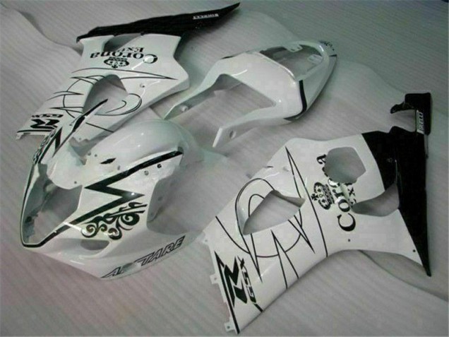 Loja Kit Completo Carenagem Moto Suzuki GSXR 1000 K3 03-04 - Branco Loja Kit Completo Carenagem Moto Suzuki GSXR 1000 K3 03-04 - Branco