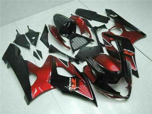 Loja Kit Completo Carenagem Moto Suzuki GSXR 1000 K5 05-06 - Vermelho Preto Loja Kit Completo Carenagem Moto Suzuki GSXR 1000 K5 05-06 - Vermelho Preto