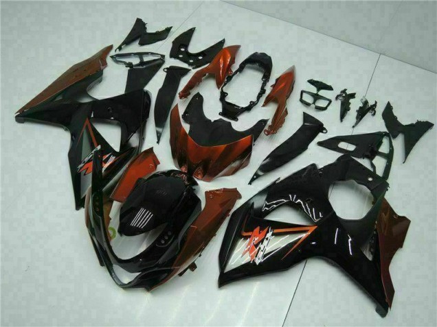 Loja Kit Completo Carenagem Moto Suzuki GSXR 1000 K9 09-16 - Castanho Preto Loja Kit Completo Carenagem Moto Suzuki GSXR 1000 K9 09-16 - Castanho Preto