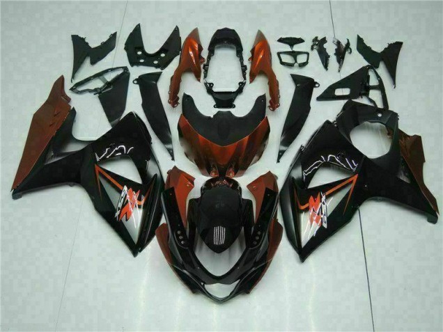 Loja Kit Completo Carenagem Moto Suzuki GSXR 1000 K9 09-16 - Castanho Preto Loja Kit Completo Carenagem Moto Suzuki GSXR 1000 K9 09-16 - Castanho Preto