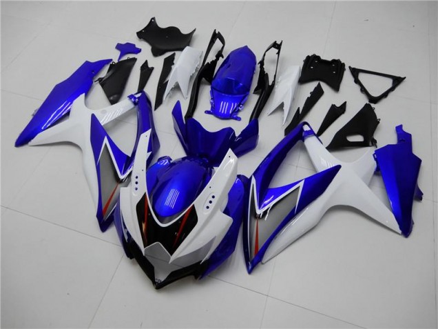 Loja Kit Completo Carenagem Moto Suzuki GSXR 600 / 750 K8 08-10 - Branco Azul Loja Kit Completo Carenagem Moto Suzuki GSXR 600 / 750 K8 08-10 - Branco Azul