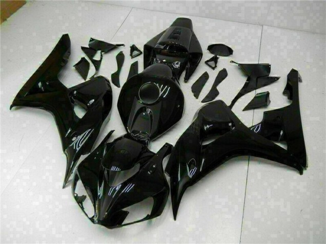 Loja Kits Carenagem Moto Honda CBR 1000RR 06-07 - Preto Brilhante Loja Kits Carenagem Moto Honda CBR 1000RR 06-07 - Preto Brilhante