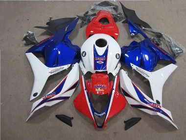 Loja Kits Carenagem Moto Honda CBR 600RR 09-12 - Vermelho Branco Azul HRC
