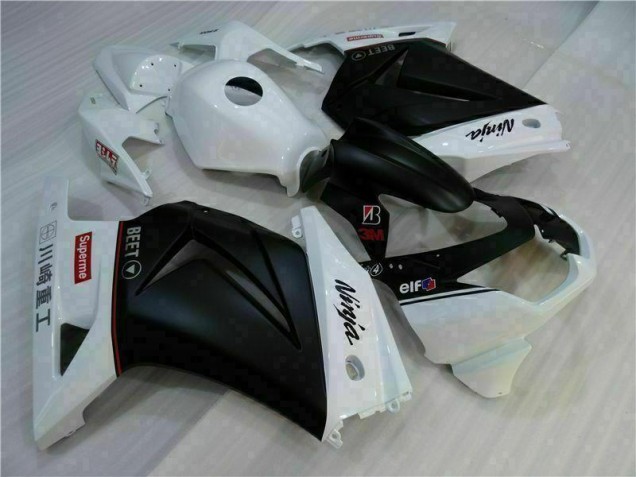 Loja Kits Carenagem Moto Kawasaki EX250 08-12 - Branco Preto Ninja Loja Kits Carenagem Moto Kawasaki EX250 08-12 - Branco Preto Ninja