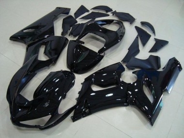 Loja Kits Carenagem Moto Kawasaki ZX6R 05-06 - Preto Brilhante