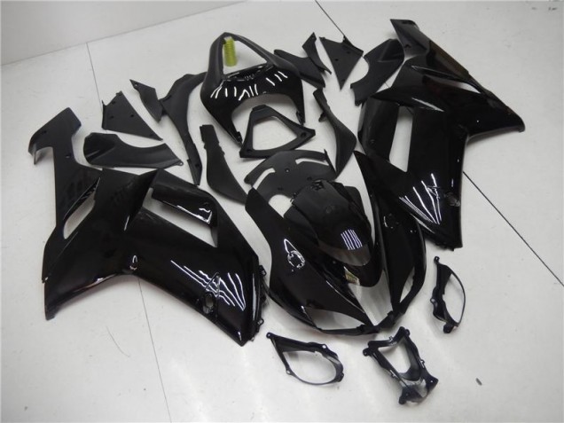 Loja Kits Carenagem Moto Kawasaki ZX6R 07-08 - Preto Brilhante Loja Kits Carenagem Moto Kawasaki ZX6R 07-08 - Preto Brilhante