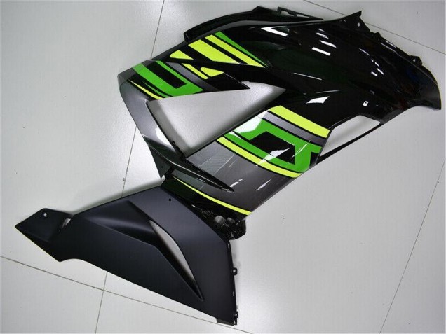 Loja Kits Carenagem Moto Kawasaki ZX6R 13-18 - Verde Preto