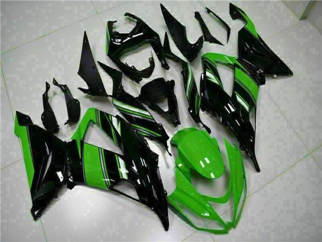 Loja Kits Carenagem Moto Kawasaki ZX6R 19-23 - Preto Verde Loja Kits Carenagem Moto Kawasaki ZX6R 19-23 - Preto Verde