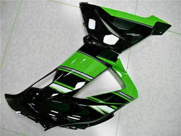 Loja Kits Carenagem Moto Kawasaki ZX6R 19-23 - Preto Verde Loja Kits Carenagem Moto Kawasaki ZX6R 19-23 - Preto Verde