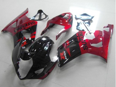 Loja Kits Carenagem Moto Suzuki GSXR 1000 K3 03-04 - Preto Vermelho