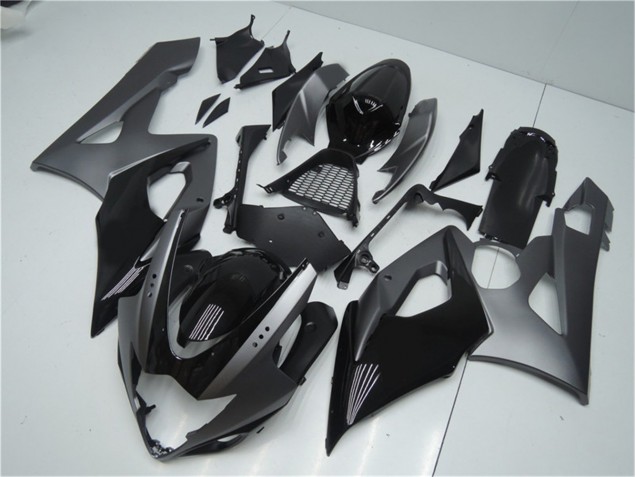Loja Kits Carenagem Moto Suzuki GSXR 1000 K5 05-06 - Cinzento Preto Loja Kits Carenagem Moto Suzuki GSXR 1000 K5 05-06 - Cinzento Preto