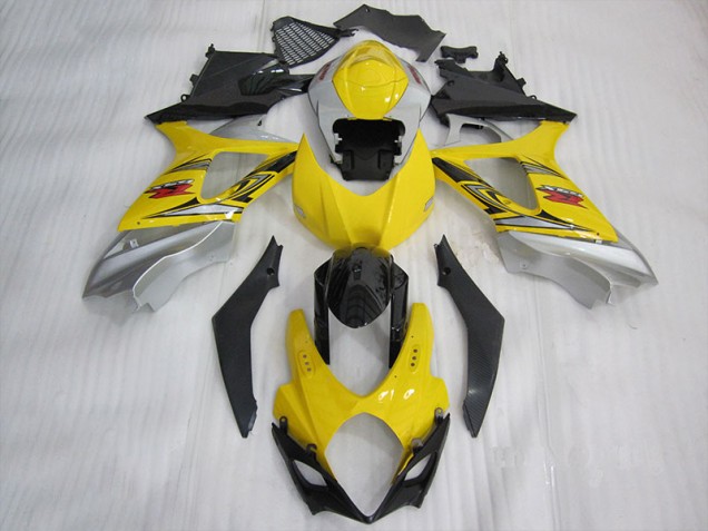 Loja Kits Carenagem Moto Suzuki GSXR 1000 K7 07-08 - Amarelo Preto Loja Kits Carenagem Moto Suzuki GSXR 1000 K7 07-08 - Amarelo Preto