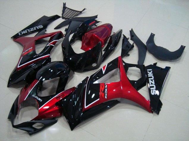 Loja Kits Carenagem Moto Suzuki GSXR 1000 K7 07-08 - Vermelho Preto Loja Kits Carenagem Moto Suzuki GSXR 1000 K7 07-08 - Vermelho Preto