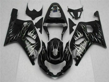 Loja Kits Carenagem Moto Suzuki GSXR 600 / 750 K1 K2 K3 01-03 - Preto