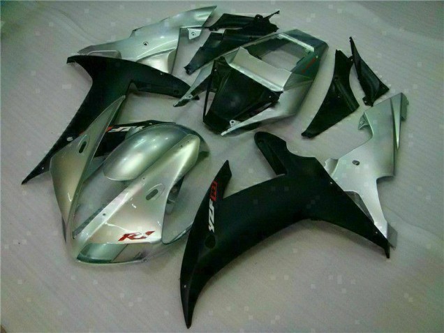 Loja Kits Carenagem Moto Yamaha R1 02-03 - Prata Preto Loja Kits Carenagem Moto Yamaha R1 02-03 - Prata Preto