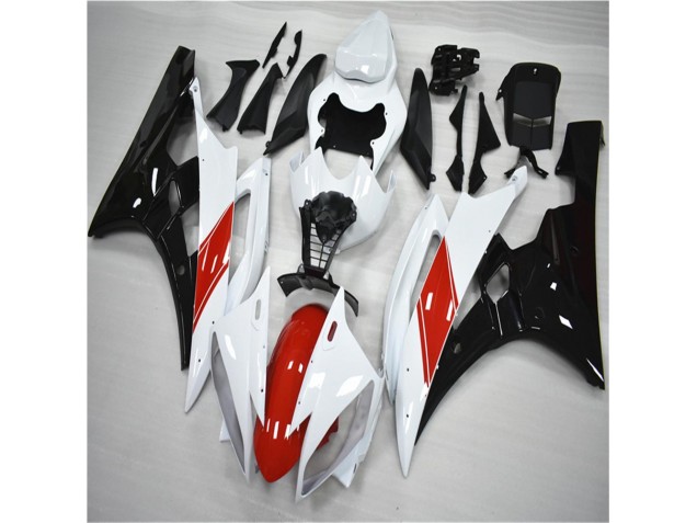 Loja Kits Carenagem Moto Yamaha R6 06-07 - Vermelho Branco Preto Loja Kits Carenagem Moto Yamaha R6 06-07 - Vermelho Branco Preto