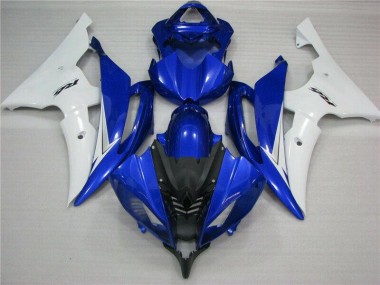 Loja Kits Carenagem Moto Yamaha R6 08-16 - Azul Branco Preto
