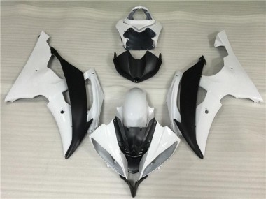 Loja Kits Carenagem Moto Yamaha R6 08-16 - Branco Preto