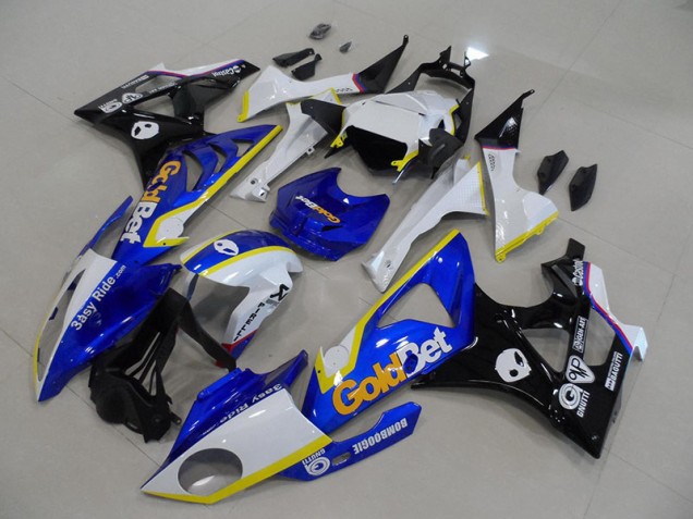 Loja Kits Completo Carenagem Moto BMW S1000RR 09-14 - Azul Branco GoldBet Loja Kits Completo Carenagem Moto BMW S1000RR 09-14 - Azul Branco GoldBet