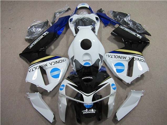 Loja Kits Completo Carenagem Moto Honda CBR 600RR 05-06 - Branco Azul Konica Minolta Loja Kits Completo Carenagem Moto Honda CBR 600RR 05-06 - Branco Azul Konica Minolta