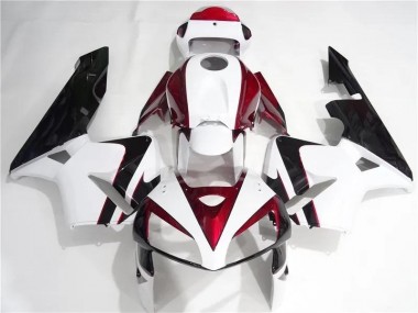 Loja Kits Completo Carenagem Moto Honda CBR 600RR 05-06 - Vermelho Branco Preto
