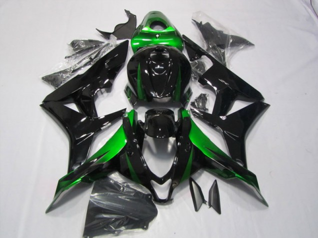 Loja Kits Completo Carenagem Moto Honda CBR 600RR 07-08 - Preto Verde Loja Kits Completo Carenagem Moto Honda CBR 600RR 07-08 - Preto Verde