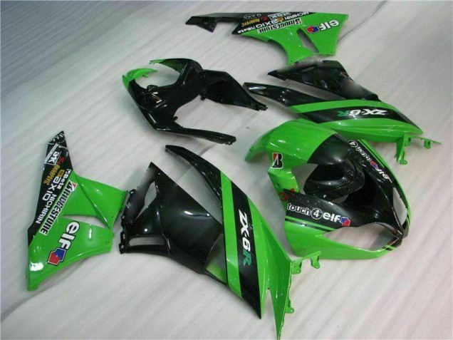 Loja Kits Completo Carenagem Moto Kawasaki ZX6R 09-12 - Preto Verde Loja Kits Completo Carenagem Moto Kawasaki ZX6R 09-12 - Preto Verde