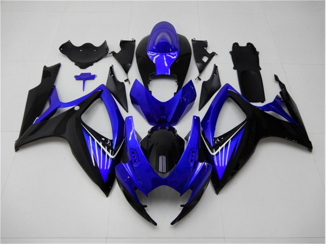 Loja Kits Completo Carenagem Moto Suzuki GSXR 600 / 750 K6 06-07 - Azul Preto Loja Kits Completo Carenagem Moto Suzuki GSXR 600 / 750 K6 06-07 - Azul Preto