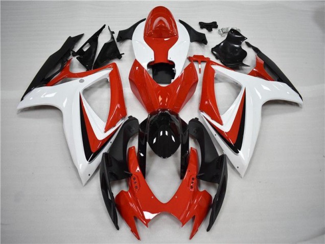 Loja Kits Completo Carenagem Moto Suzuki GSXR 600 / 750 K6 06-07 - Vermelho Preto Loja Kits Completo Carenagem Moto Suzuki GSXR 600 / 750 K6 06-07 - Vermelho Preto