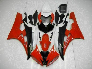 Loja Kits Completo Carenagem Moto Yamaha R6 06-07 - Vermelho Preto