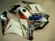Loja Moto Plástico Honda CBR 1000RR 04-05 - Branco Preto Loja Moto Plástico Honda CBR 1000RR 04-05 - Branco Preto
