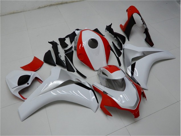 Loja Moto Plástico Honda CBR 1000RR 08-11 - Branco Vermelho Loja Moto Plástico Honda CBR 1000RR 08-11 - Branco Vermelho
